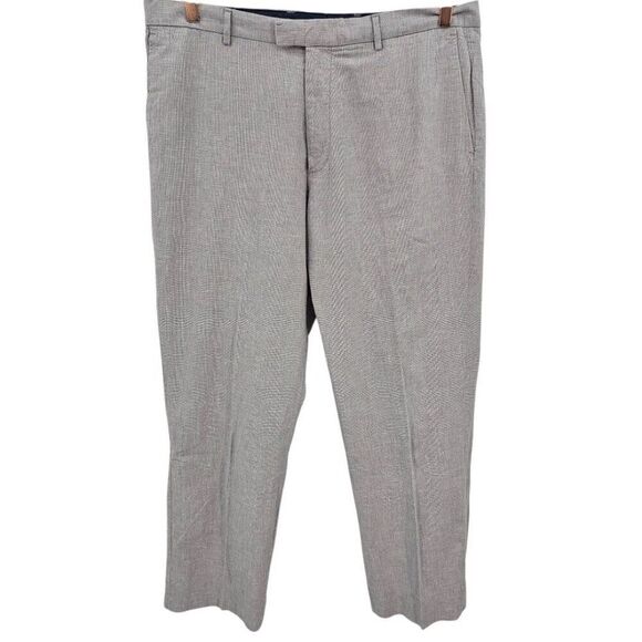 Banana Republic Mens 36x30 Heritage Pants Size  Gray Standard Fit Linen Blend - Picture 1 of 10